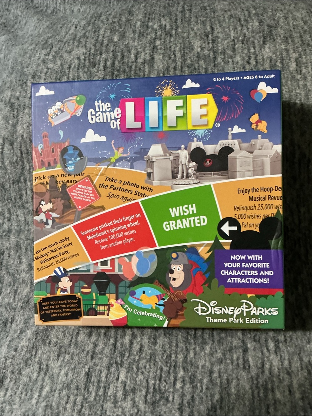 Board game: The Game of Life Disney Parks Theme Park Edition